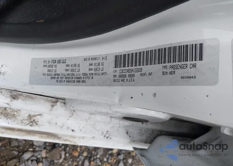 2016 Chrysler 200 Limited from USA, damaged, VIN 1C3CCCAB2GN122639